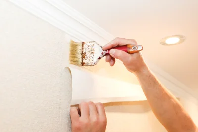 Pose de papier peint à Plachy-Buyon — revêtements muraux et toiles de verre